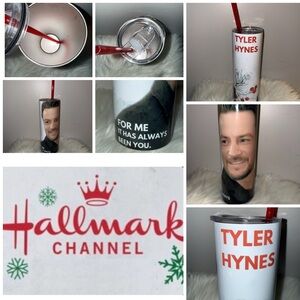 NWOB Hallmark actor Tyler Hynes 22oz tumbler from “it was always you” movie